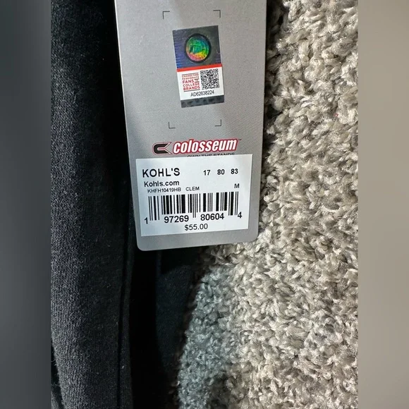 NWT Colosseum Men’s Clemson Tigers Pullover Hoodie Size Medium - Picture 3 of 4